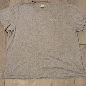 PINK Victoria's Secret Gray Short Sleeve Tee